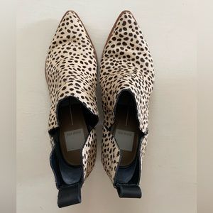 Dolce Vita cheetah print booties